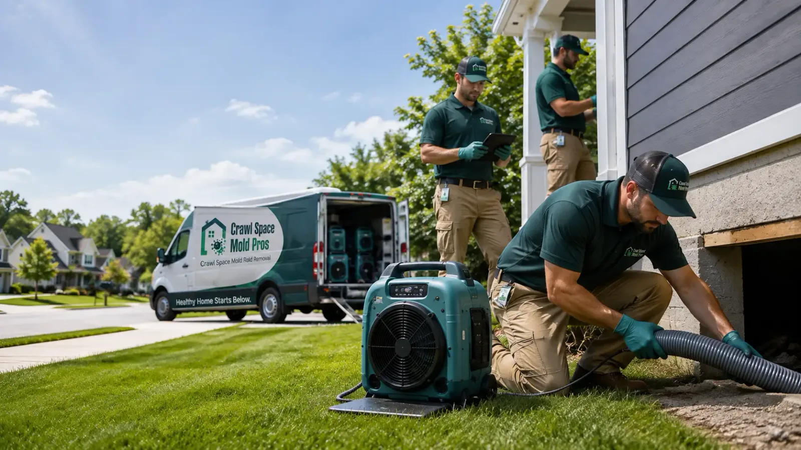 Crawl Space Mold Removal in Smithfield, PA